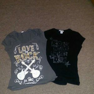 2 ROCK shirts